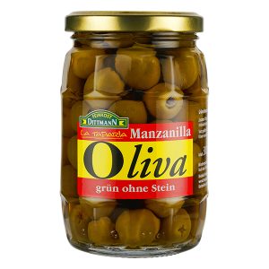 „Oliva“ Manzanilla Oliven grün ohne Stein