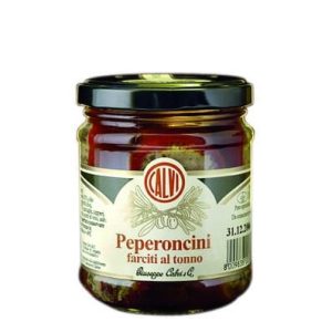 Calvi’s Pfefferoni mit Thunfisch gefüllt