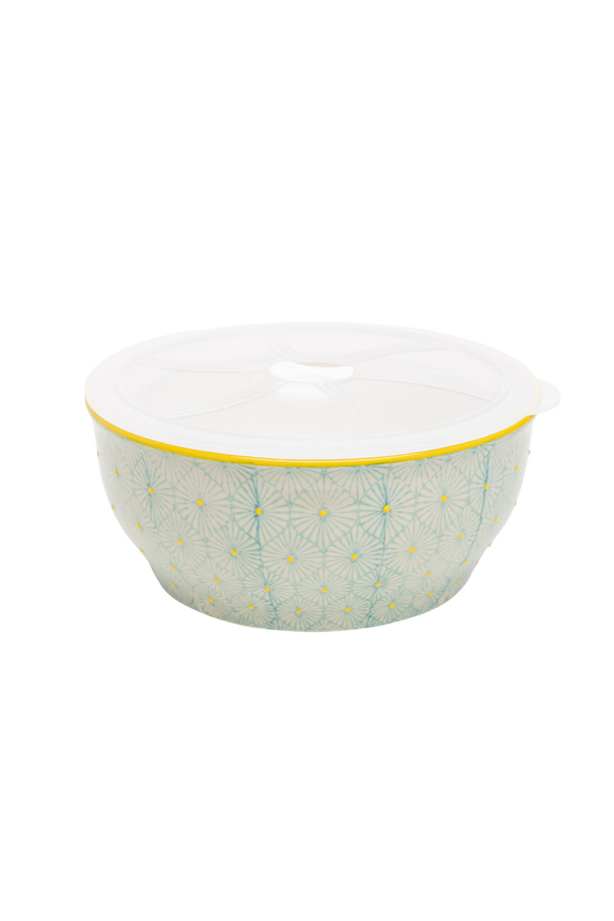 Tranquillo Schüssel mit Deckel ART DECO (groß) 18,5 cm- POR581 – Bild 2